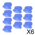 thumbnail image 1 of 6x10x Alto Horns Almohadillas De Silicona Tope Amortiguador Para Trompeta Tuba Bombardino De Latón 4 Mm Azul, 1 of 8