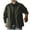 1 Army Green, variant on Overshirt Mens Long Sleeve Shirt Jacket Regular Fit Button Down Shacket Retro Plain Colour Work Shirts Designer Workwear with Pockets Lightweight Spring Clothing for Men