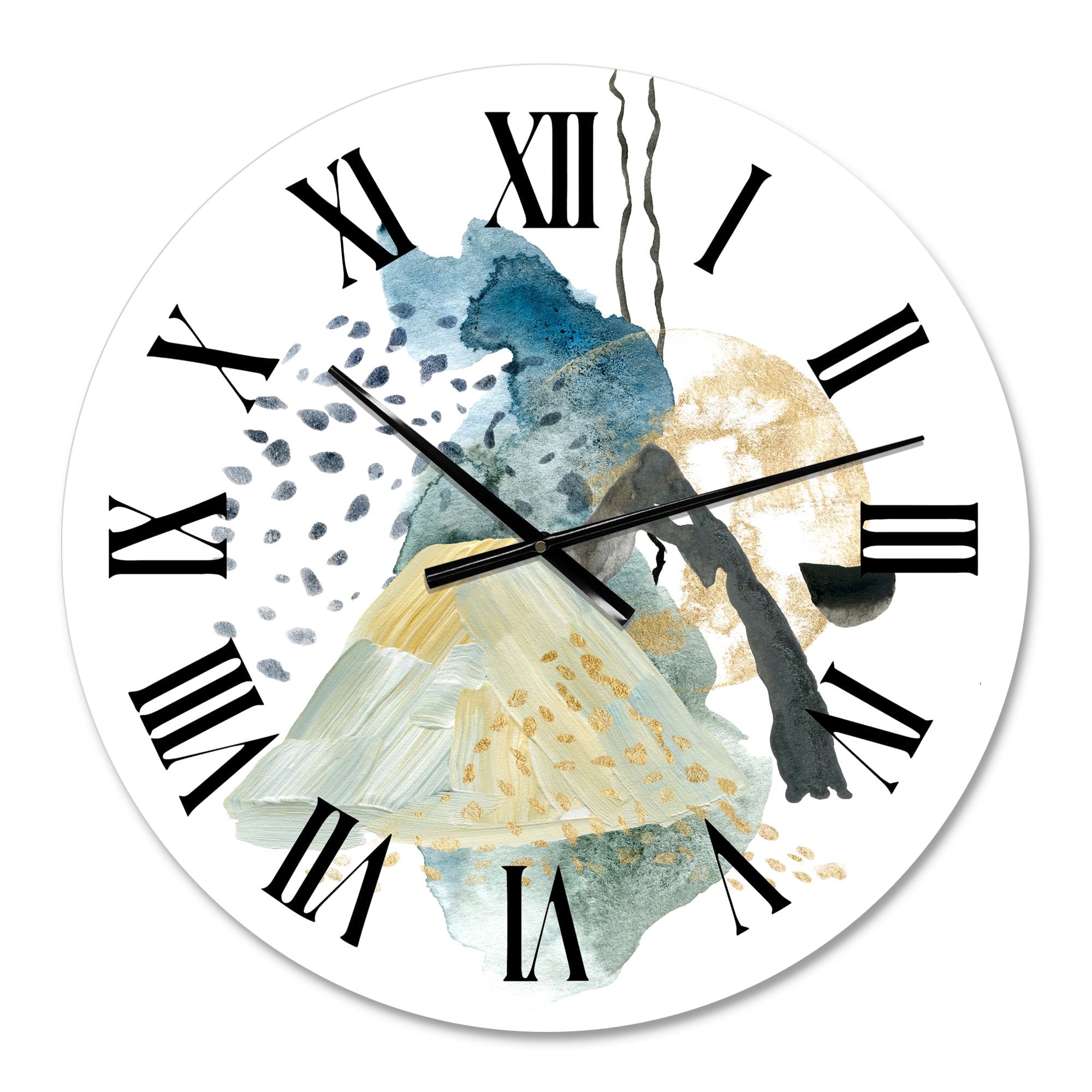 Designart 1 in Modern,Contemporary Wall Clock