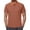 Orange, variant on SAWOBUUN Men's Printed Shirt Short Sleeve Geometric Pattern Business Casual Collared T-Shirt Breathable Summer Lightweight Top