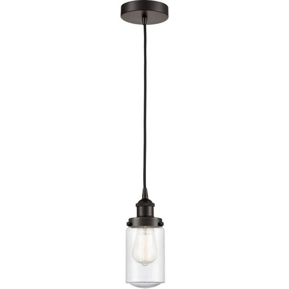 Innovations Lighting 616-1Ph-10-5 Dover Pendant Dover 5" Wide Mini Pendant - Bronze