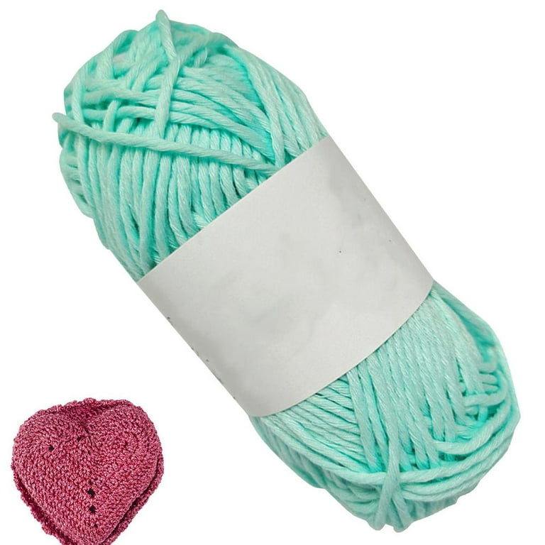 1/2/5Pcs)Glow In The Dark Yarn for Crochet, 55 Yards Per Roll Luminous DIY Glow  Yarn for Knitting for Beginners Party Supplies Scrubby Yarn