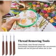 thumbnail image 3 of PinesC 12 Pcs Sewing Seam Rippers Plastic Thread Cutter Handy Stitch Ripper Tag Sewing Thread Removers Crafting Removing Threads Stitch Ripper Sewing Tools for Needle Work Patterns and Clothes, 3 of 5