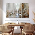 thumbnail image 3 of Elephant Stock Still Life Coffee Time Wall Art - Horizontal Multi Panel Canvas - Dining Room Wall Decor - Hobbies And Lifestyle Multi Panel - Blue And Brown Decor By Annette Schmucker - 65" x 42", 3 of 8