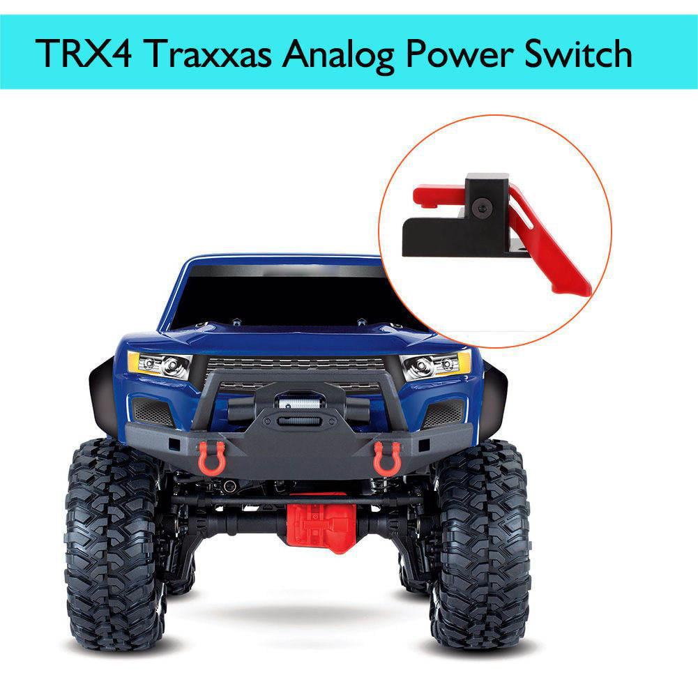 SODIAL Traxxas Trx4 Esc Comienzo Fácil Interruptor De Encendido del Gatillo para 1/10 RC Tractor Actualización De Coches