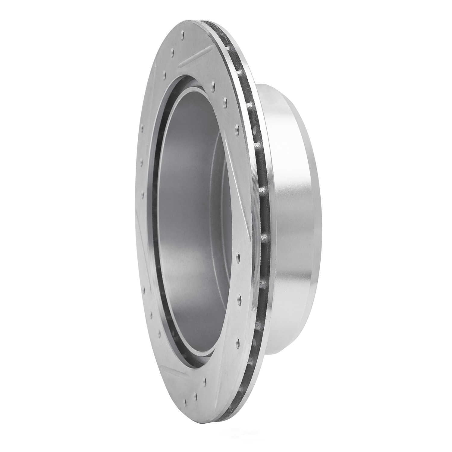 Dynamic Friction Company 631-75004R DFC Brake Rotor - Drilled And Slotted - Silver