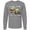 AC-Heather Grey, variant on School Bus Driver Be Nice Long Sleeve T-Shirt