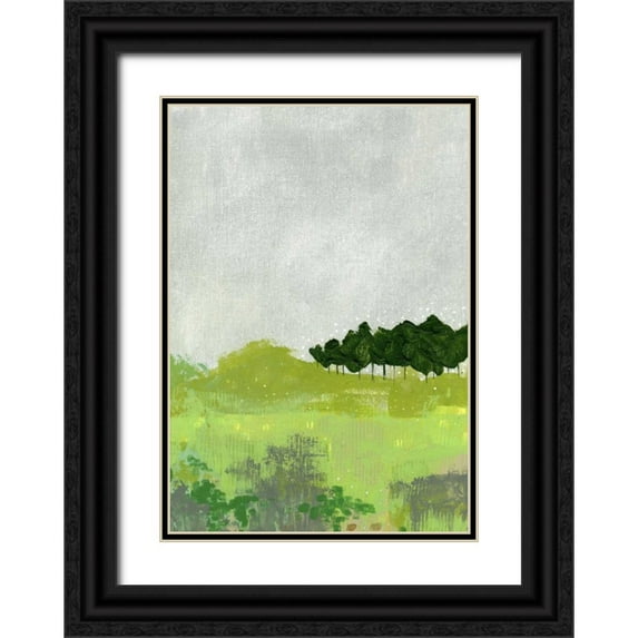 Ogren, Sarah 11x14 Black Ornate Wood Framed with Double Matting Museum Art Print Titled - Trees II