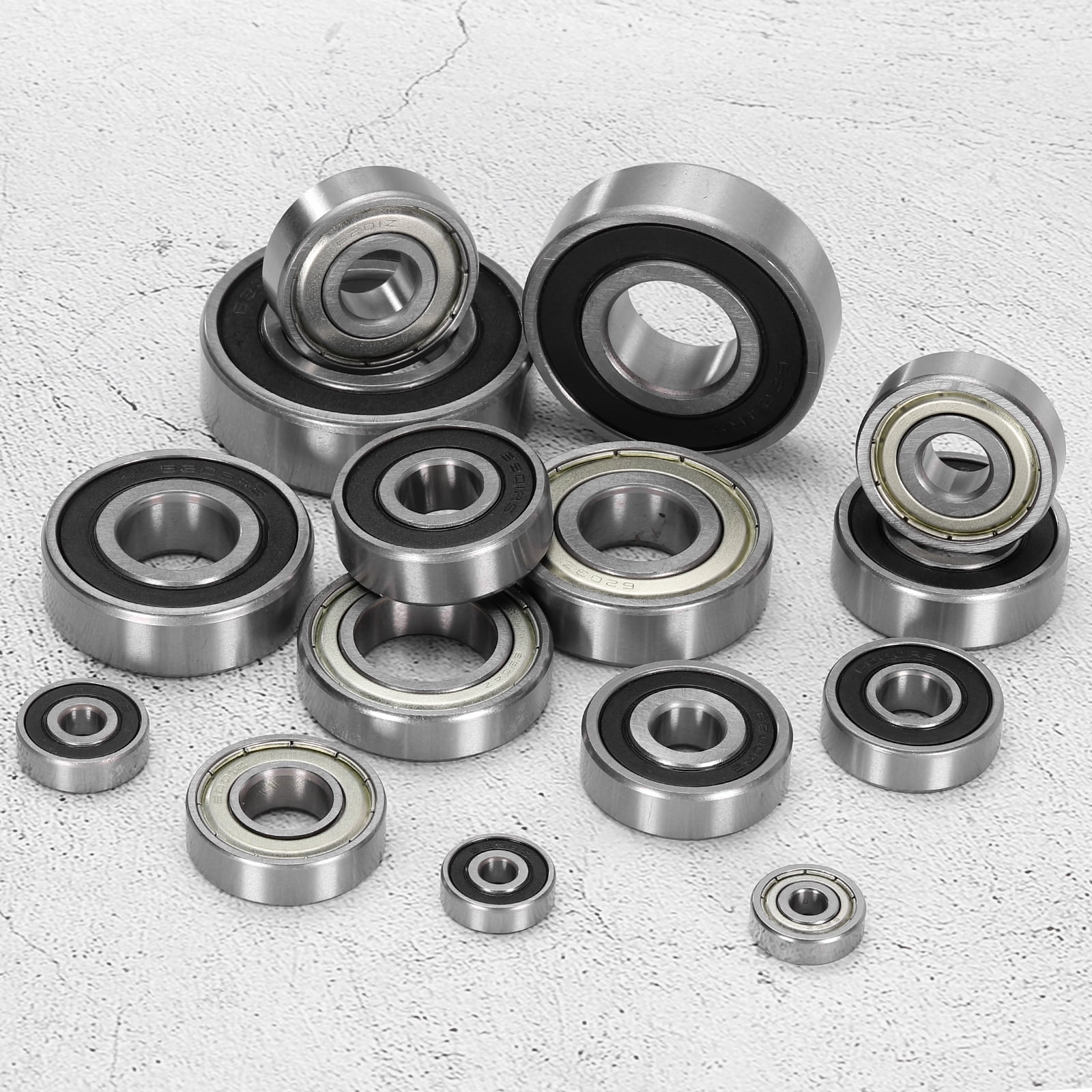 8pcs 6202-2RS Deep Groove Ball Bearings 15 x 35 x 11mm Chrome Steel Bearing Double Rubber Shielded Precision Bearings P6