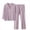 Purple, variant on Umfun Girls V-Neck Button Up Cardigan and Straight Leg Pants Set - Soft Long Sleeve 2-Piece Loungewear Outfit Cozy Autumn Winter Sleepwear and Casual Daily Wear