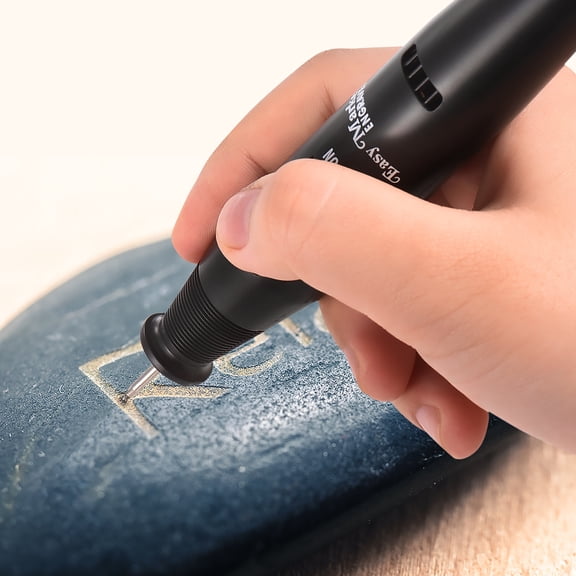 Portable Precision Electric Engraving Pen - Battery-Powered Engraver Tool with Strong Diamond Tip Bit for Jewellery/Metal/Plastic/Glass/Ceramic/Stone (Educational & DIY Use)