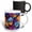 Multicolor, variant on 3drose, Pretty Colorful Pansy Flower Pattern, 11oz Two-tone Black Mug