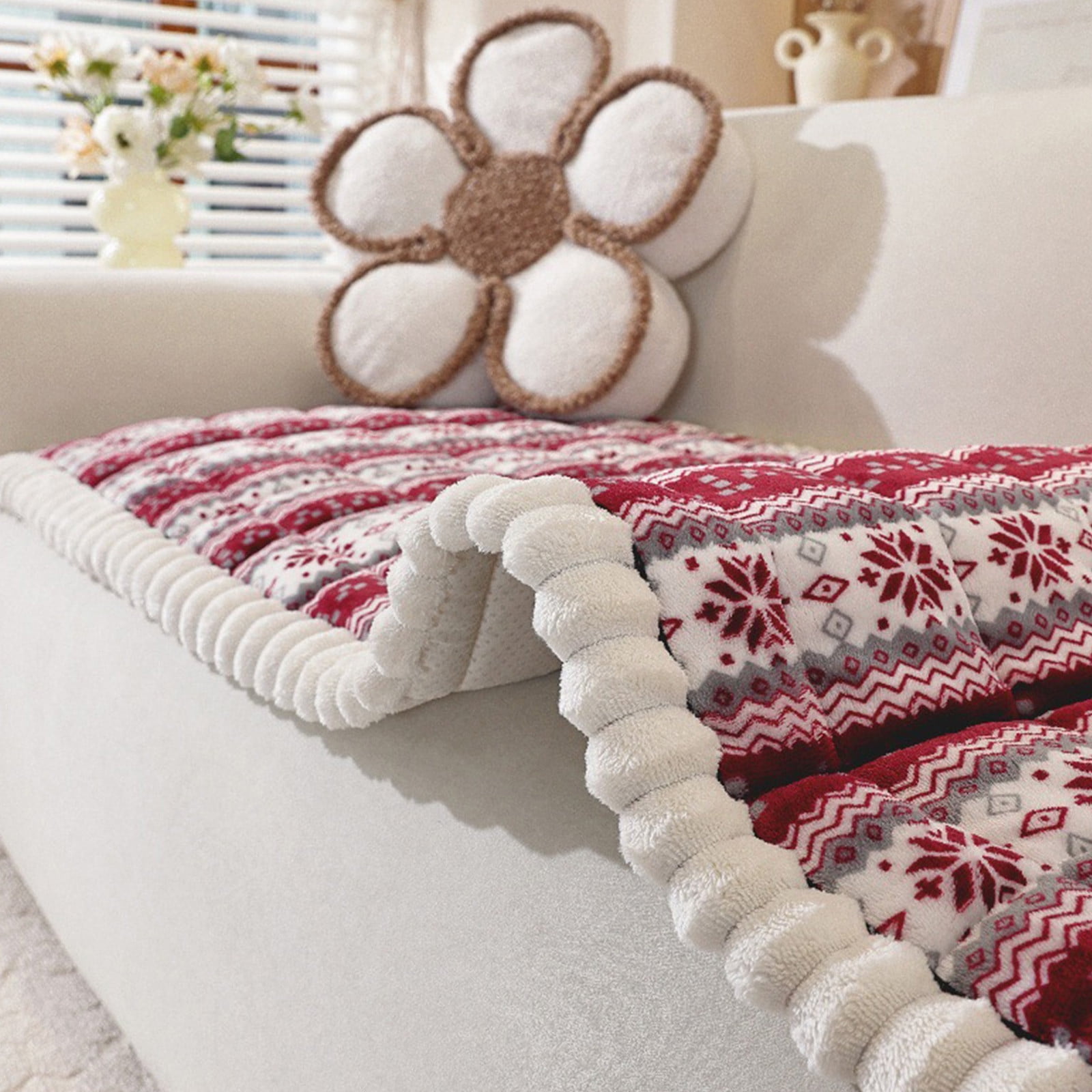 Sofa Cushion,Couch Cushions,Thickened Sofa Cushion - Non-Slip,60*28IN Soft Polyester Seat Pad for Fall and Winter Comfort, Durable Stitching for Living Room,Thickened Mantou Cushion(Hot Pink)