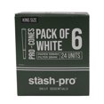 thumbnail image 2 of Caja de 24 Packs de Conos Pre Rolados Pro 6 109 Mm STASH PRO Ultra Fino Café, 2 of 3