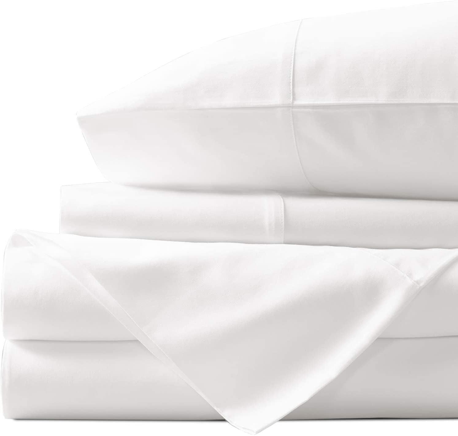 Egyptian Cotton Sheets Set 1000 Thread Count - Bedspread Deep Pocket  Premium Bedding Set, Luxury Bed Sheets for Hotel Collection Soft Sateen  Weave California King White | Walmart Canada