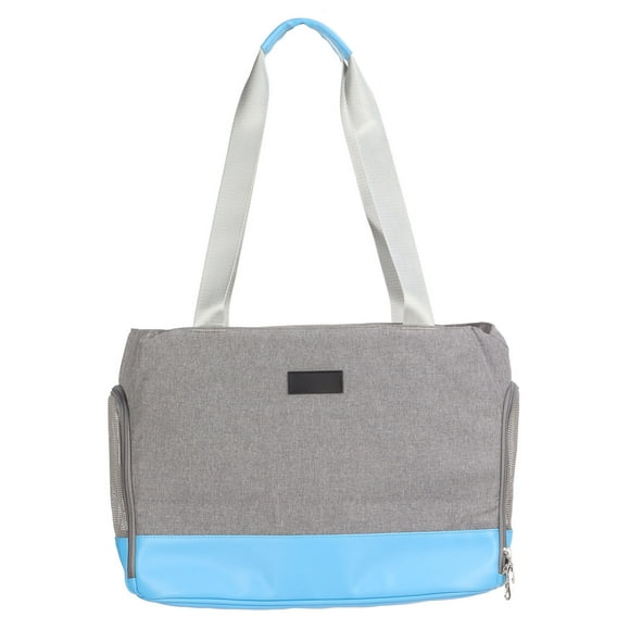 Bolsa de hombro para mascotas, impermeable, transpirable, cómoda, universal, para gatos, perros y conejos, color azul.