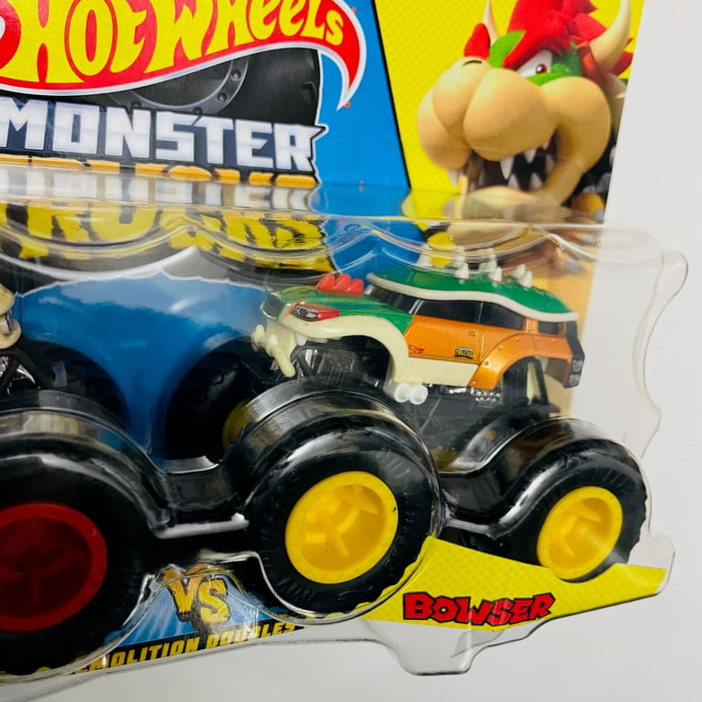 Hot Wheels Super Mario Monster Trucks Donkey Kong vs Bowser 1:64