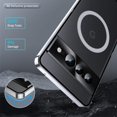 thumbnail image 3 of Decase Compatible with Google Pixel 7 Pro Case, Ultra Slim Magnetic Frosted Metal Case with Wireless Charging Shockproof Protective Case for Google Pixel 7 Pro, Silver, 3 of 11