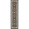 thumbnail image 2 of Rugs.com Neda Collection Rug – 8 Ft Runner Navy Blue Low Rug Perfect For Hallways, Entryways, 2 of 9