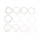 thumbnail image 1 of 12 Pcs Acoustic Guitar Strings 12‑52 Gauge Phosphor Bronze PU Coating Guitar Strings R12, 1 of 4