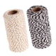 thumbnail image 1 of 2 Piezas Teñido Hilo de Cuerda de Diámetro 2mm, Oro / Negro Sunnimix Cadena de yute para manualidades, 1 of 8