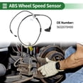 thumbnail image 2 of Sensor de velocidad de rueda ABS Unique Bargains, sensor del sistema de frenos antibloqueo para Suzuki Liana 2002-2024 No.5632070H00 parte trasera izquierda, 2 of 7