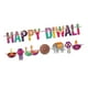 thumbnail image 4 of Adornos de pancarta de Feliz Diwali, accesorios de papel hindú para decoración de Diwali, banderines colgantes para pared, festival, hogar, repisa de, 4 of 8