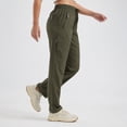 thumbnail image 3 of MASKERT Women's Hiking Pants-29" Lightweight Quick Dry Sweatpants Casual Safari Work Travel Outdoor Clothes Dark Olive（Size XS-XXXL）, 3 of 8