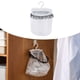 thumbnail image 2 of Bolsa multiusos para pinzas de ropa con percha, organizador transpirable, red de malla colgante, bolsa de red seca, baño, hotel, lavandería, cocina, d De encaje negro Sunnimix Bolsas de red de secado colgantes, 2 of 8
