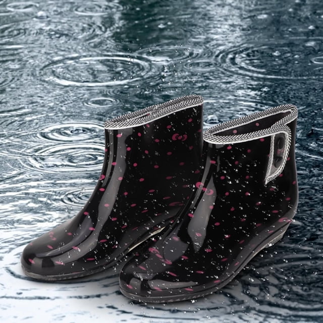 Zapatos de lluvia, impermeables, antideslizantes, cómodas, antideslizantes, botas de lluvia para mujer, botas de lluvia impermeables para mujer, lograr más