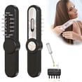 thumbnail image 1 of 2-in-1 Hair Growth Serum Applicator Electric Scalp Massager, 655nm Red Light Therapy Rechargeable Hair Treatment Brush for Men Women, 1 of 5