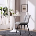 thumbnail image 5 of Kidol & Shellder Soft Dining Chair PU Upholstered High Back Side Chairs, Gray, 5 of 9