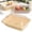 C, variant on Rectangle Imitation Rattan Bread Basket with Lid, Poly-Wicker Woven Fruit Serving Basket for Kitchen Party Restaurant Display