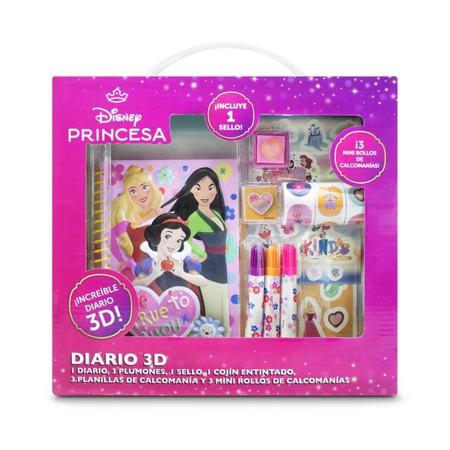 Diario 3D Princesas Disney