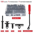 thumbnail image 2 of Pinzas de guardabarros, 121 unidades, para Jeep Wrangler JL JK y Grand Cherokee, 2 of 7