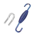 thumbnail image 6 of 2 Set 33mm 1.3" Motorcycle Exhaust Pipe Spring with Hooks Stainless Steel Mounting Springs Blue, 6 of 6