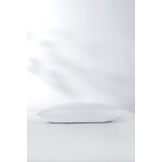 Yatas Bedding Machine Washable Hotel Quality Bed Pillow for Sleeping, Fluffy & Soft Pillows for Bedroom, Special Stress Reducing Cotton Carbon Fiber Cover, Back/Side Sleepers, White, Standard
