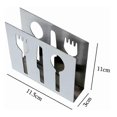 thumbnail image 2 of Paper Napkins, Stainless Steel Napkin Holder, Modern Art Napkin Holder,Vertical Napkin Rack, Paper Napkin Holder for Kitchen Handkerchiefs, 2 of 4