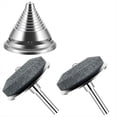 thumbnail image 1 of Afilador de Cuchillas de Metal para Cortacésped (2 Unidades), Piedra de Afilar con 1 Herramienta de Equilibrio., 1 of 5