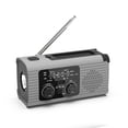 thumbnail image 1 of Radio meteorológica solar: 4000 mAh solar y manivela, AM/FM, ¡linterna LED!, 1 of 12
