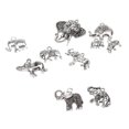 thumbnail image 4 of 10pcs Joyería de Colgantes Resultados del Arte Elefantes de DIY Sunnimix Colgante Charms, 4 of 6
