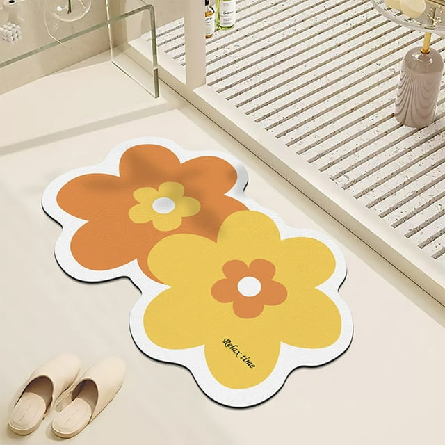 Carpet Rubber Material Bathroom Non Slip Mat Absorbent Floor Mat Entrance Mat Non Slip Foot Mat Bedroom Carpet