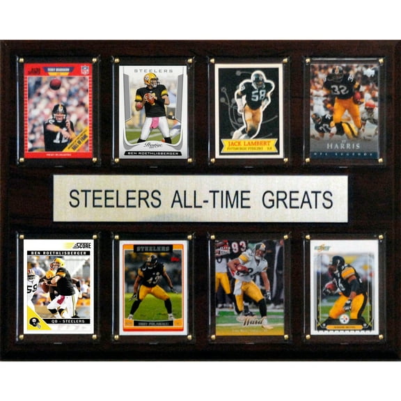 Pittsburgh Steelers 12'' x 15'' All-Time Greats Plaque