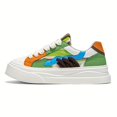 thumbnail image 4 of Men'S High-Top Fashion Sneakers - Breathable, Comfortable Fabric Lining for Hiking, Daily Wear, and Casual Attire，All-Season Casual & Sport Shoes with Colorful Striped Design, Lace-Up Closure,, 4 of 9