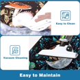 thumbnail image 6 of Boho Kitchen Rugs Sets of 2, Floral Butterfly Anti Fatigue Cushioned Kitchen Mat for Floor, Standing, Mushroom Moon Non Skid Washable Kitchen Rugs and Mats, 18'''' x 30'''' + 18'''' x 48'''', Black, 6 of 6