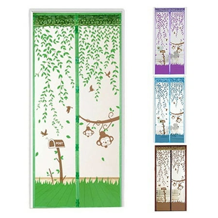 

SPRING PARK Anti Mosquito Magnetic Screen Door with Heavy Duty Mesh Curtain Screen