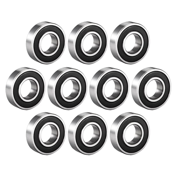 Rodamiento Rígido De Bolas 6002Rs Sellado Doble 6002-2Rs 180102 Rodamientos De Acero Al Carbono De 15x32x9 mm (Paquete De 10)