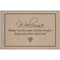 Funny Door Mats Walmart Com
