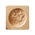 thumbnail image 2 of VMWMSSR Wooden Cookie Molds Biscuit Carved Wooden Mould Kitchen Diy Cookie Stamps Cookie Cutter Funny 3D Press Embossing Mold Flower Pattern Baking Tool For Valentine A-10cm x 10cm x 2cm, 2 of 4