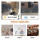 thumbnail image 4 of 3 Sheets Anti-Collision Window Stickers DIY Rainbow Leaves Theme Window Clings Removable PVC Glass Stickers for Bird Strikes, 4 of 5